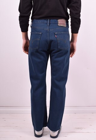 LEVI'S 501 WOMENS VINTAGE JEANS W30 L27 BLUE 90'S