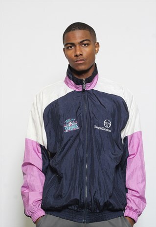 VINTAGE SERGIO TACHINNI BLUE TRACK JACKET