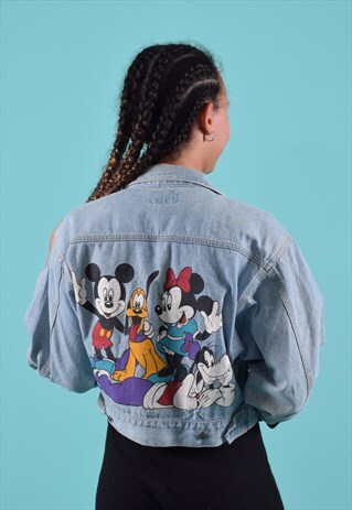 DISNEY MICKEY MOUSE BLUE DENIM JACKET