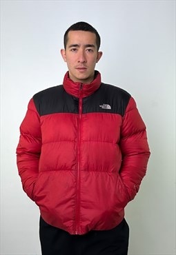 Red y2ks The North Face 700 Series Puffer Jacket Coat