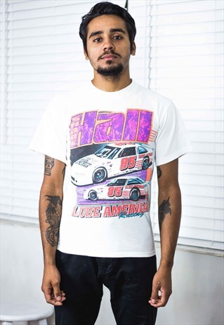 VINTAGE RACING T-SHIRT LOGO 90S S 5.7