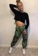 HANDMADE CAMOUFLAGE COMBAT UTILITY TROUSERS CYBERPUNK 