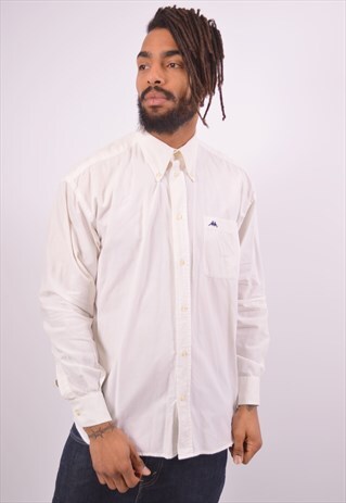 VINTAGE KAPPA SHIRT WHITE