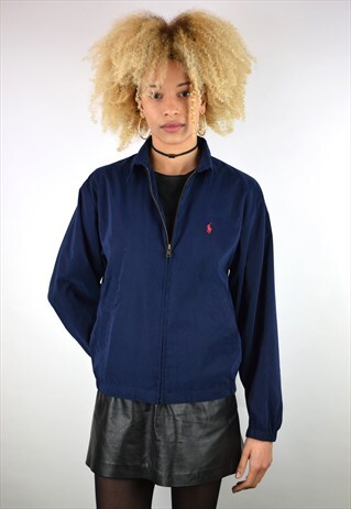VINTAGE 90'S RALPH LAUREN SILK STYLE JACKET