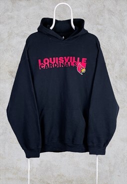 American Vintage Louisville Cardinals Black Hoodie XL