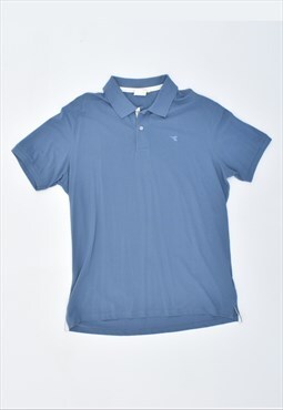 Vintage 90's Diadora Polo Shirt Blue