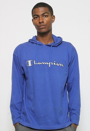 VINTAGE CHAMPION LOGO HOODIE