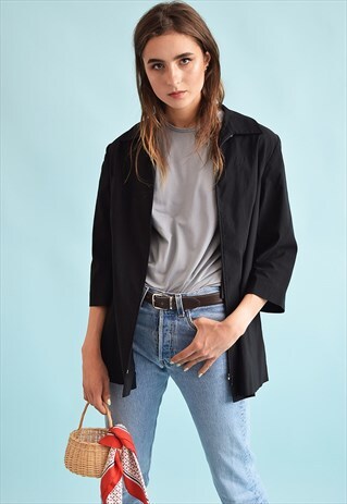 90'S RETRO MINIMALIST SCANDI STRETCH JACKET