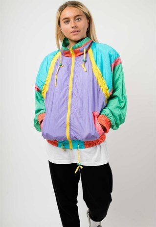 VINTAGE 80S WINDBREAKER STYLE JACKET