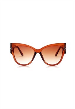 Chloee Oversized Sunglasses Brown