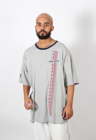 VINTAGE TOMMY HILFIGER T-SHIRT GREY