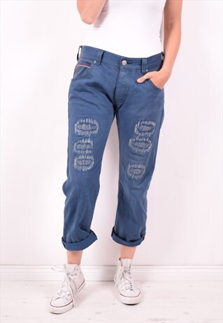 ARMANI WOMENS VINTAGE JEANS W32 L28 BLUE 90S