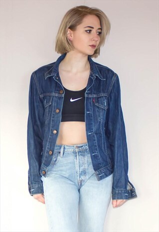 VINTAGE 90'S LEVI'S DARK BLUE DENIM JACKET