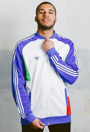 VINTAGE 80S ADIDAS ORIGINALS BOMBER JACKET