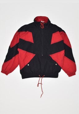 Vintage 90's Pullover Tracksuit Top Jacket Colourblock Black