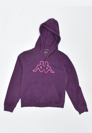 VINTAGE 90'S KAPPA HOODIE SWEATER PURPLE