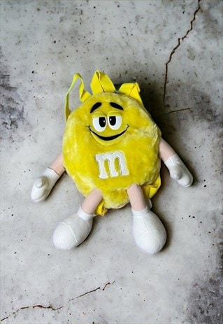 VINTAGE Y2K YELLOW M&MS RUCKSACK