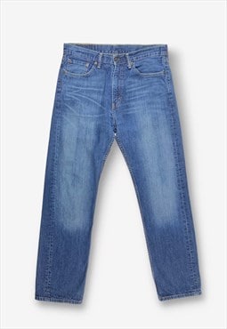 Vintage Levis 505 Straight Leg Jeans Dark Blue W33 BV21749