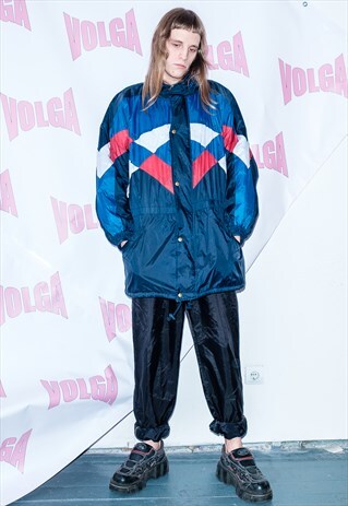 VINTAGE WINDBREAKER TRICOLOR JACKET