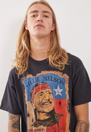 VINTAGE WILLIE NELSON GRAPHIC T-SHIRT