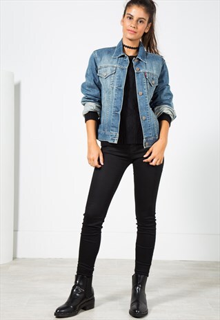 VINTAGE 80S LEVI'S DENIM JACKET / S0916