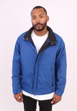 mens vintage nautica competition blue jacket
