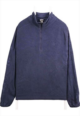 Vintage 90's Champion Fleece Jumper small logo Quarter Zip