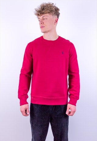 VINTAGE RALPH LAUREN SWEATSHIRT IN RED