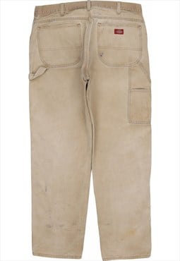 Dickies 90's Cargo Baggy Workwear Pants Trousers 36 x 34 Bei