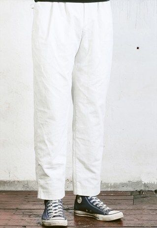 VINTAGE 90S CORDUROY TAPPERED TROUSERS