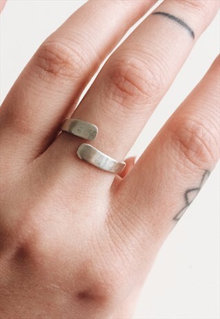 STERLING SILVER GEMINI RING