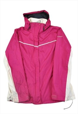 Vintage Columbia  Jacket Waterproof Pink/White Ladies Medium