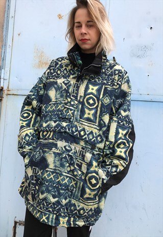 VINTAGE 90' OLDSCHOOL COOL UNISEX ANORAK JACKET