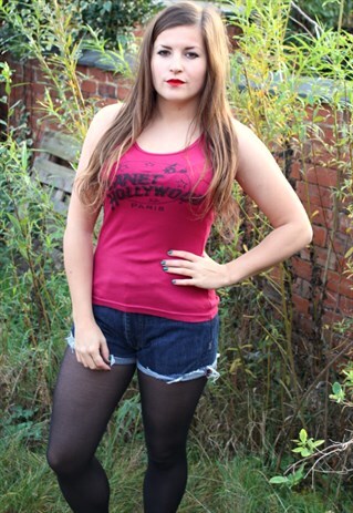 VINTAGE PLANET HOLLYWOOD VEST - PARIS - MEDIUM - FESTIVAL