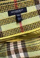 VINTAGE BURBERRY GREEN CHECKED SKIRT