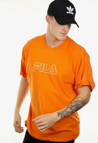 VINTAGE FILA T SHIRT ORANGE