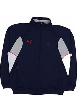 Adidas 90's Retro Lightweight Track Jacket Fleece Small Blue