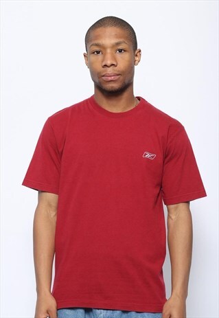 VINTAGE REEBOK LOGO T-SHIRT RED