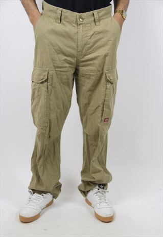 VINTAGE DICKIES BEIGE COMBAT TROUSERS