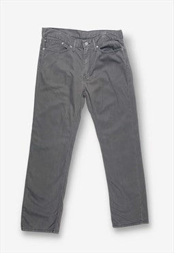 Vintage Levis 514 Straight Trousers Charcoal W34 BV21628
