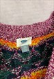 OLD NAVY KNITTED JUMPER ABSTRACT PATTERNED KNIT SWEATER