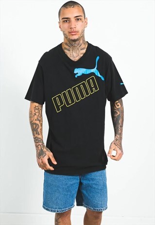 VINTAGE 80S PUMA SPORT T-SHIRT / S4832
