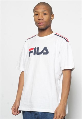 VINTAGE FILA LOGO T-SHIRT WHITE