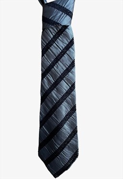 Vintage Y2K Sonia Rykiel Homme Grey Striped Tie