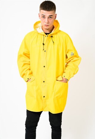 VINTAGE YELLOW WINDBREAKER JACKET