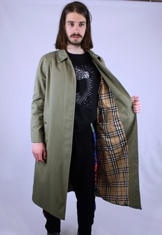 90S VINTAGE BURBERRY TRENCH BEIGE COAT ELEGANT JACKET