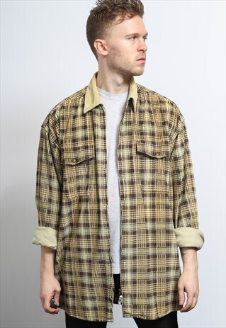 VINTAGE CORDUROY CORD SHIRT