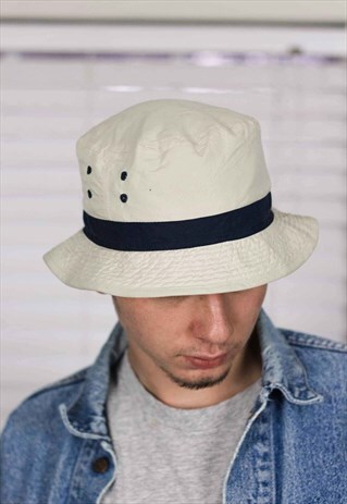VINTAGE TRIMMED BUCKET HAT 90S M 1.8