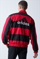 Adidas Equipment striped embroidered jacket
