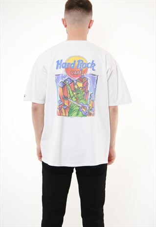 90S VINTAGE HARD ROCK CAFE NEW YORK OLDSCHOOL T-SHIRT 14127